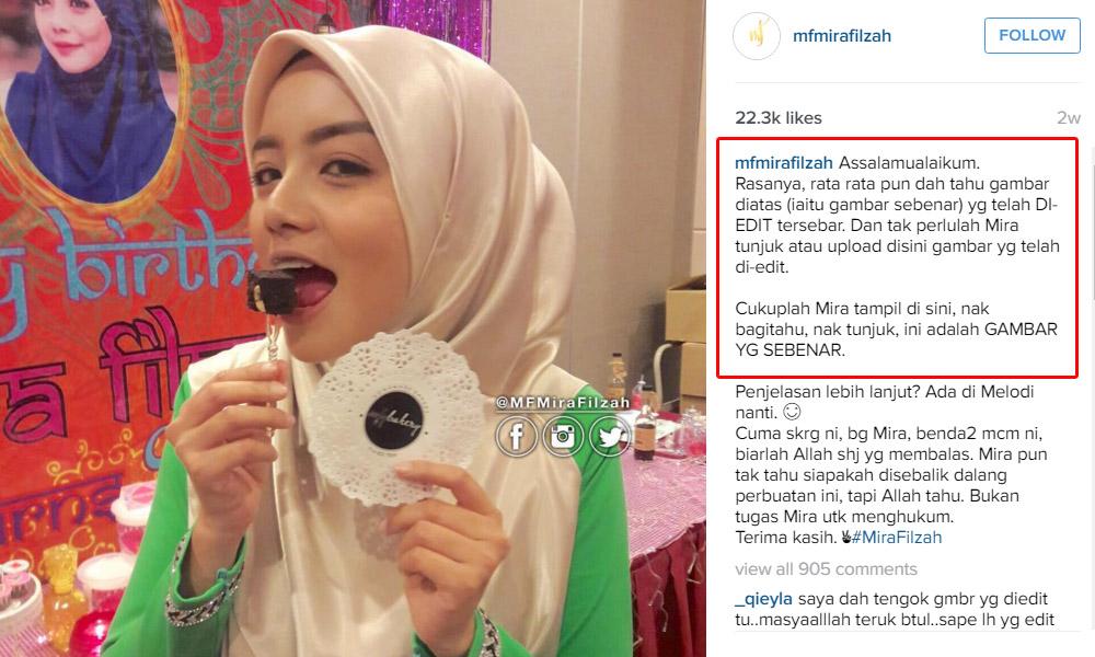 Lepas musibah 'gambar lucah' Mira muhasabah